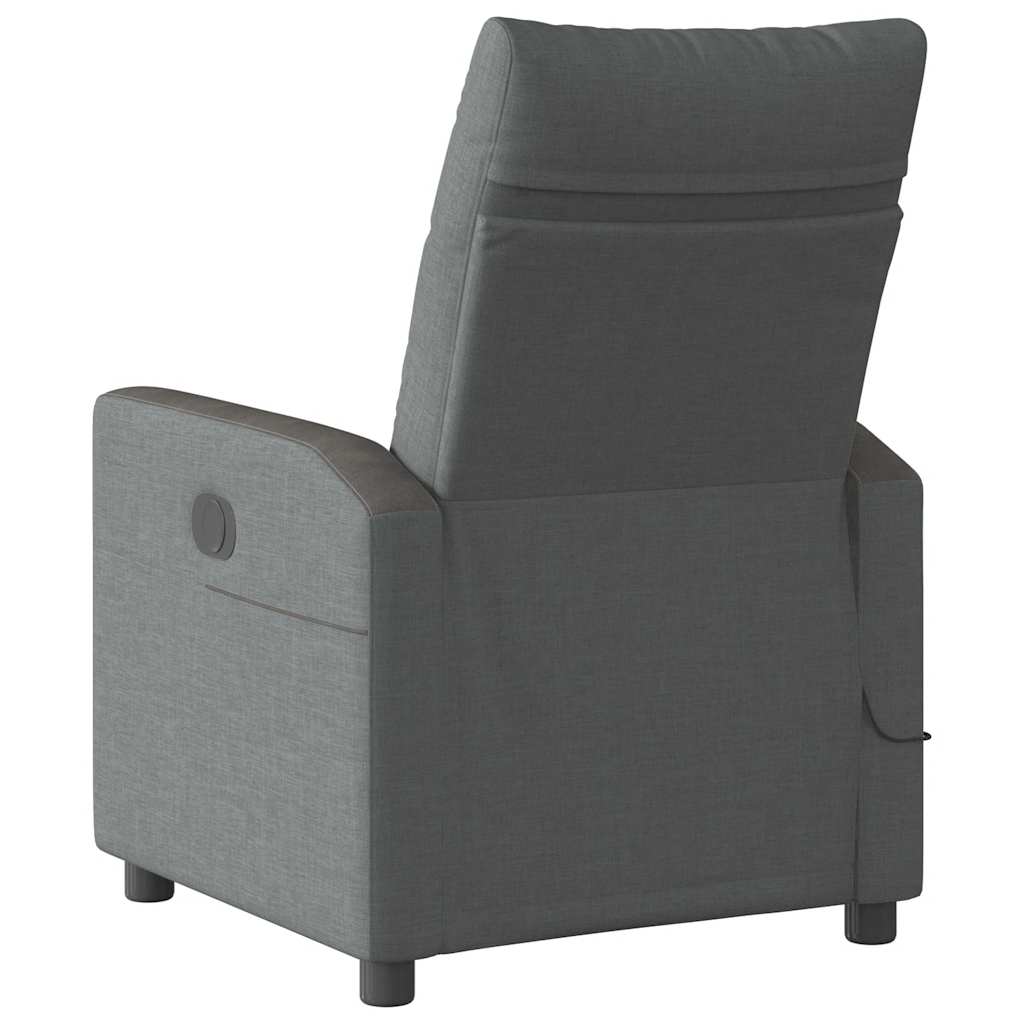 Massagestoel Donkergrijze Stof is nu te koop bij PeponiXL, paradijselijk wonen!