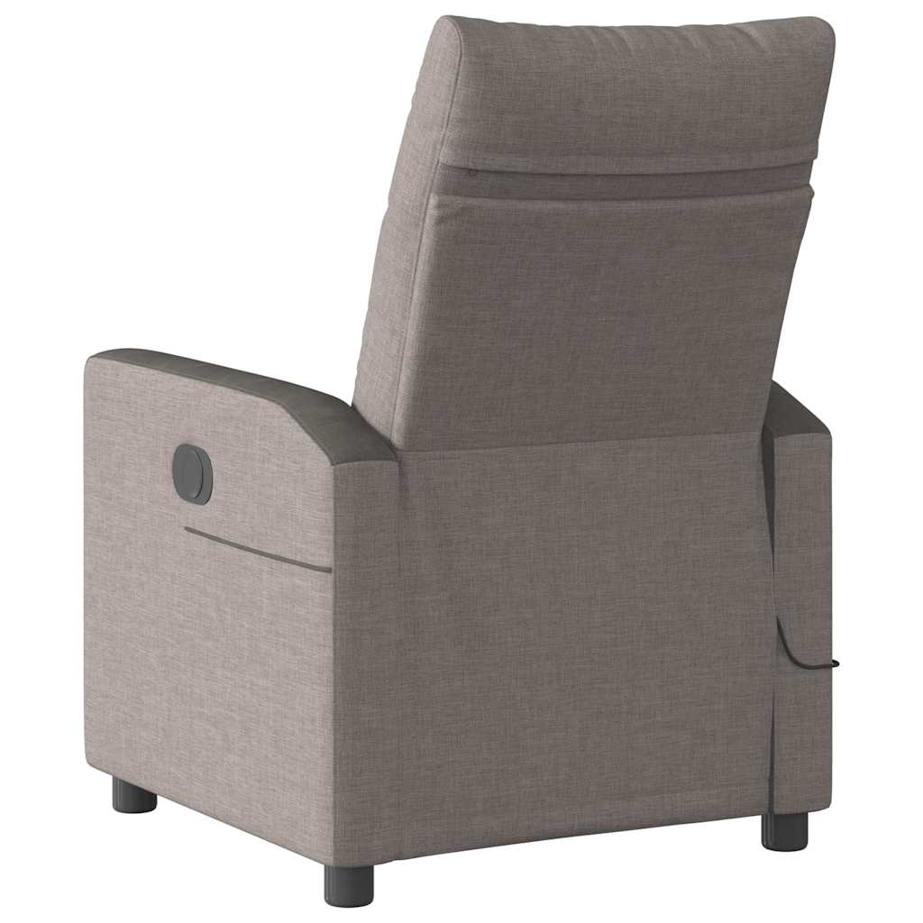Massagestoel verstelbaar stof taupe is nu te koop bij PeponiXL, paradijselijk wonen!