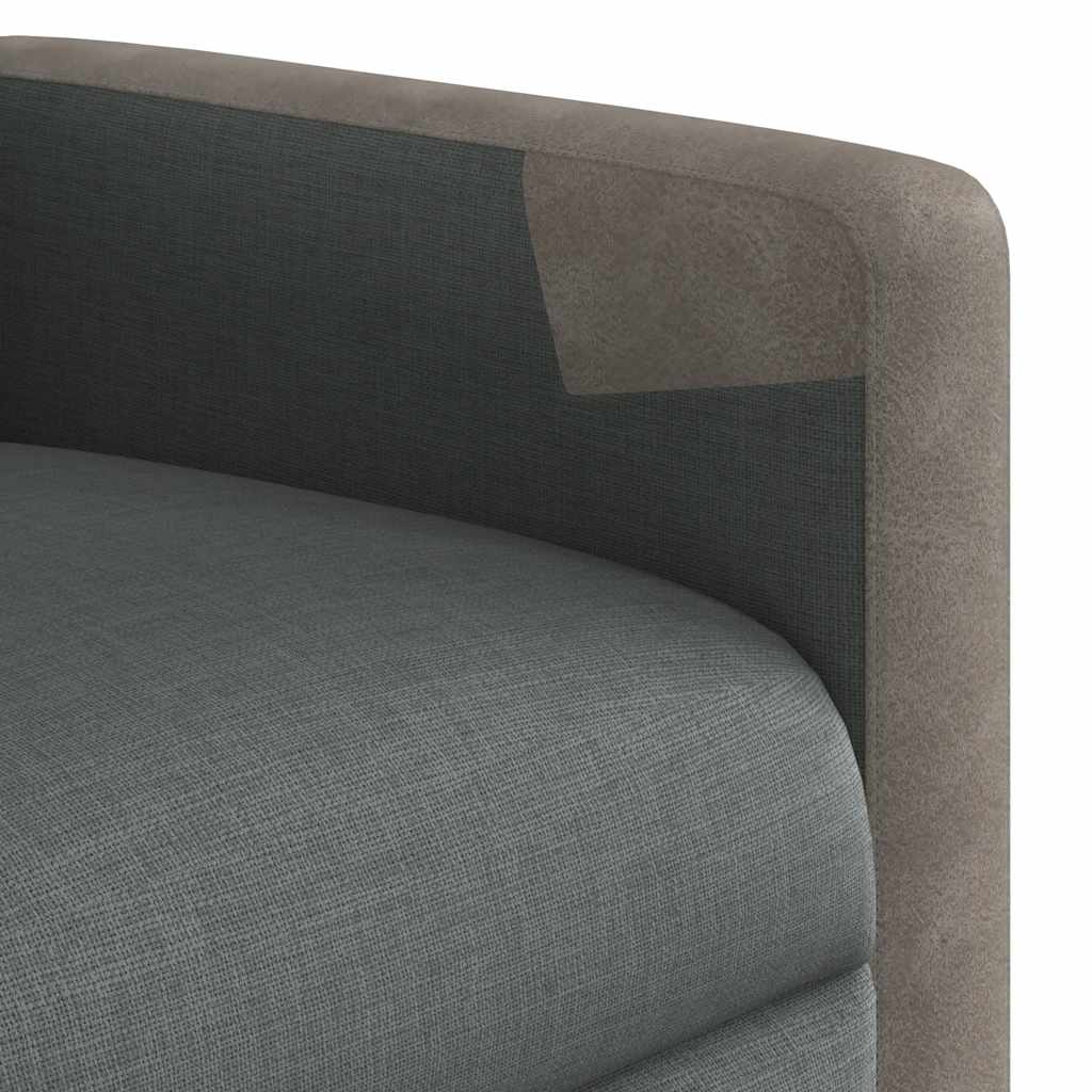 Fauteuil verstelbaar stof donkergrijs is nu te koop bij PeponiXL, paradijselijk wonen!