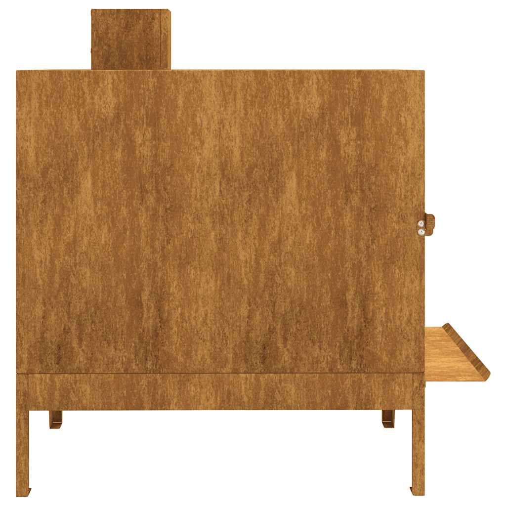 Campingkachel 35x50x60 cm cortenstaal is nu te koop bij PeponiXL, paradijselijk wonen!