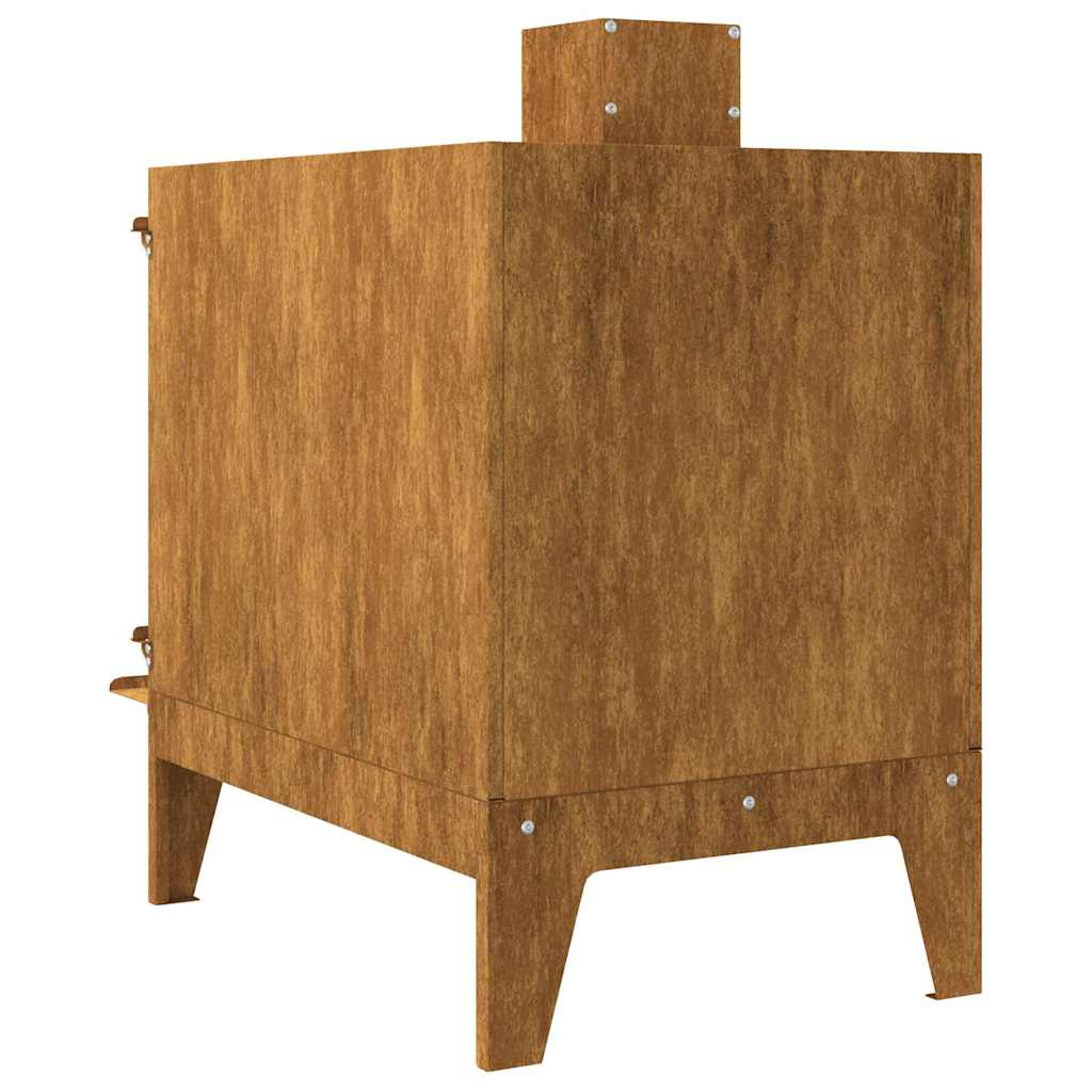 Campingkachel 35x50x60 cm cortenstaal is nu te koop bij PeponiXL, paradijselijk wonen!