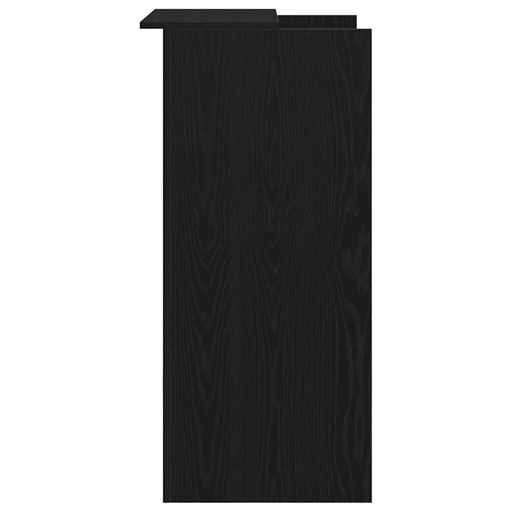 Receptiebalie 55x50x103,5 cm bewerkt hout zwart is nu te koop bij PeponiXL, paradijselijk wonen!