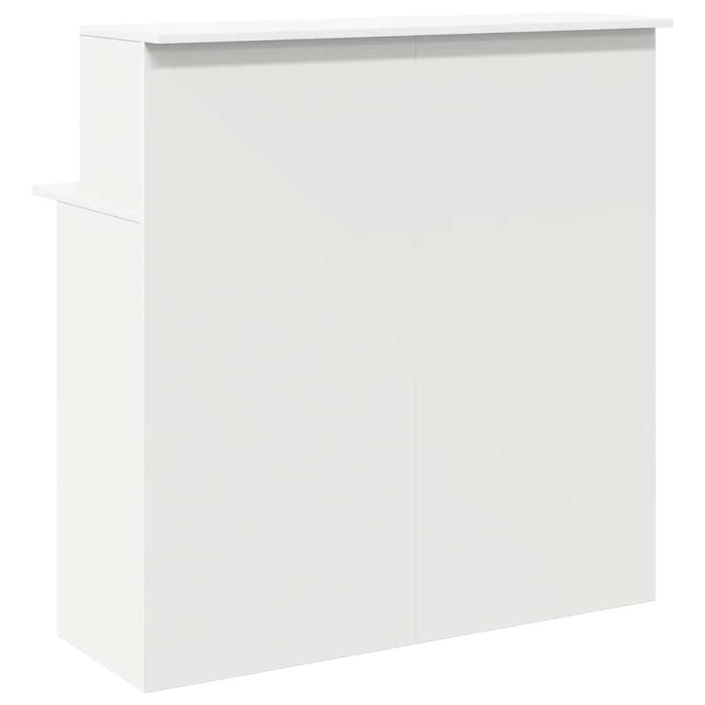 Receptiebalie wit 100x50x103,5 cm bewerkt hout is nu te koop bij PeponiXL, paradijselijk wonen!
