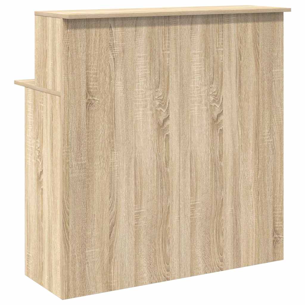 Receptiebalie Sonoma Eiken 100x50x103,5 cm Bewerkt Hout is nu te koop bij PeponiXL, paradijselijk wonen!