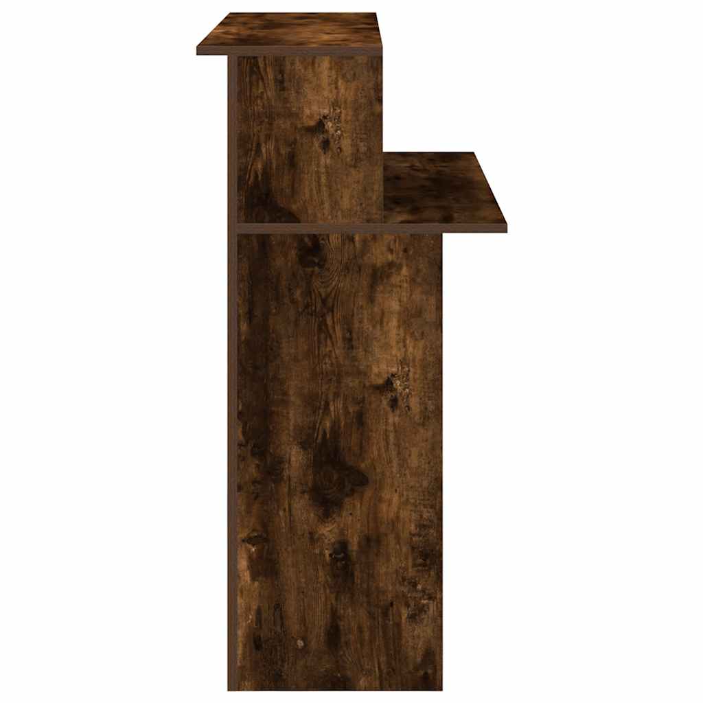 Receptiebalie 100x50x103,5 cm bewerkt hout gerookt eikenkleurig is nu te koop bij PeponiXL, paradijselijk wonen!