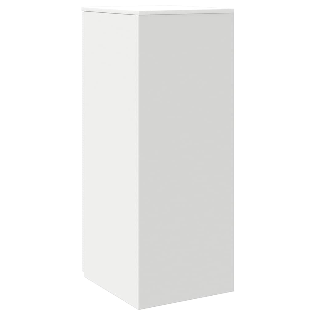 Opbergkast wit 40x45x103,5 cm bewerkt hout is nu te koop bij PeponiXL, paradijselijk wonen!