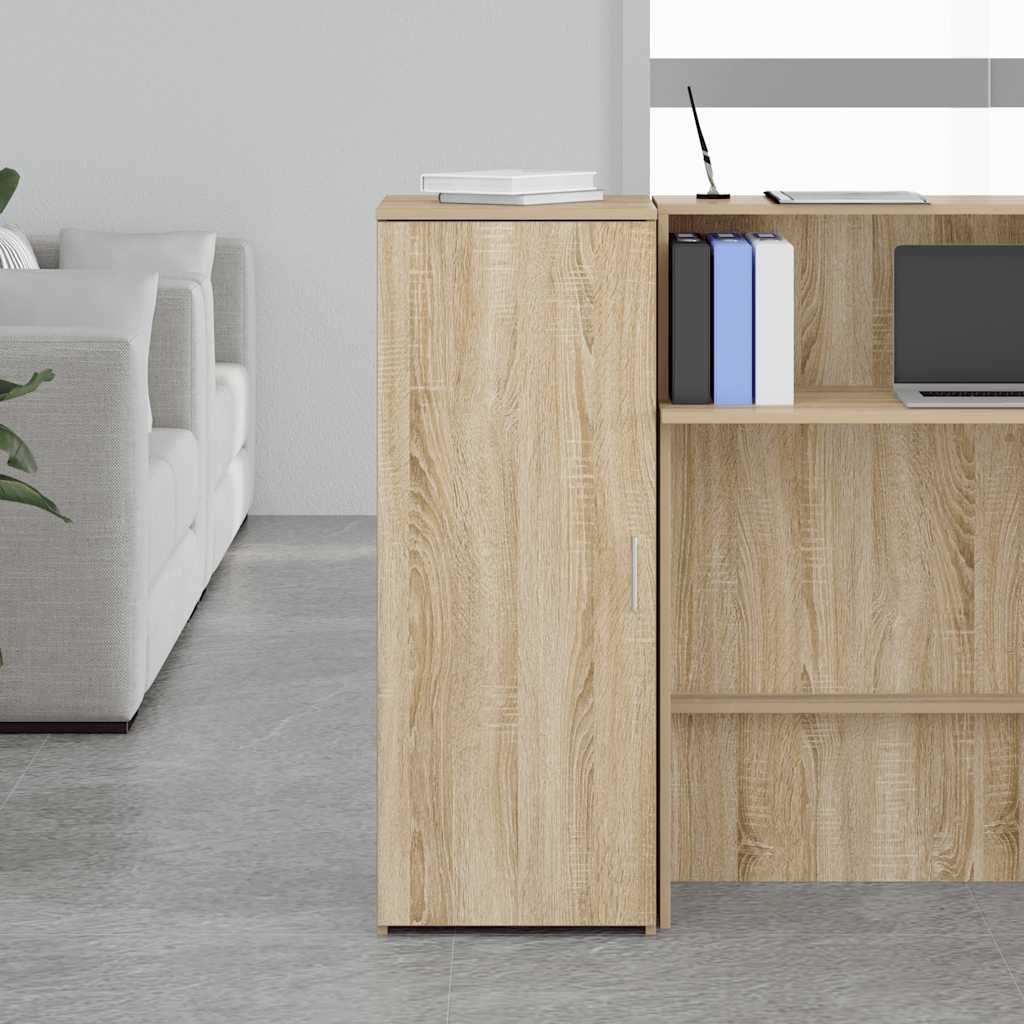 Opbergkast 40x45x103,5 cm bewerkt hout sonoma eikenkleurig is nu te koop bij PeponiXL, paradijselijk wonen!