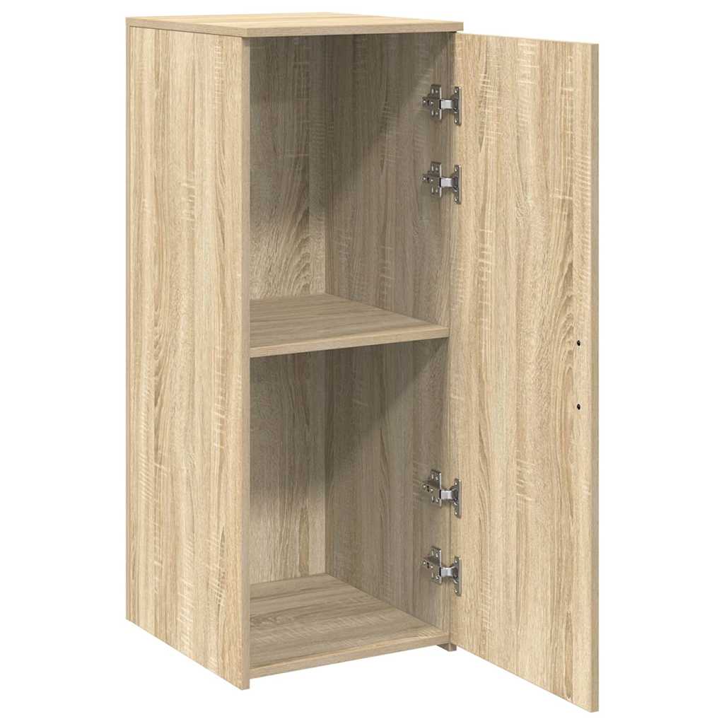 Opbergkast 40x45x103,5 cm bewerkt hout sonoma eikenkleurig is nu te koop bij PeponiXL, paradijselijk wonen!