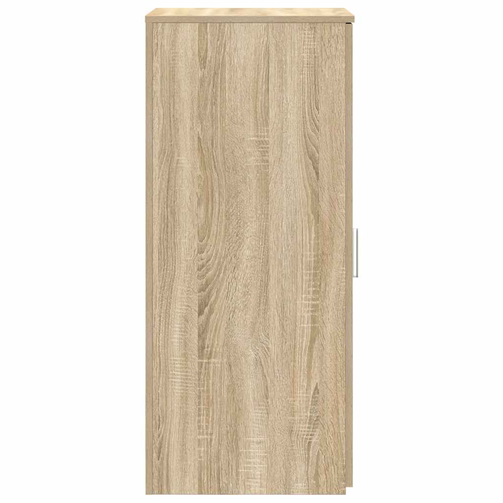 Opbergkast 40x45x103,5 cm bewerkt hout sonoma eikenkleurig is nu te koop bij PeponiXL, paradijselijk wonen!