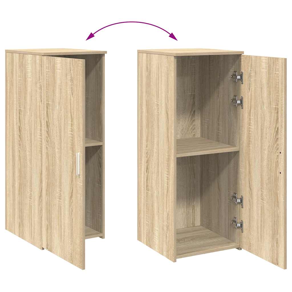 Opbergkast 40x45x103,5 cm bewerkt hout sonoma eikenkleurig is nu te koop bij PeponiXL, paradijselijk wonen!