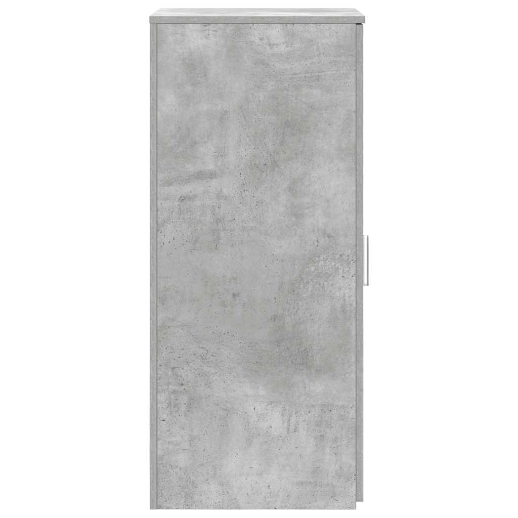 Opbergkast 40x45x103,5 cm bewerkt hout betongrijs is nu te koop bij PeponiXL, paradijselijk wonen!