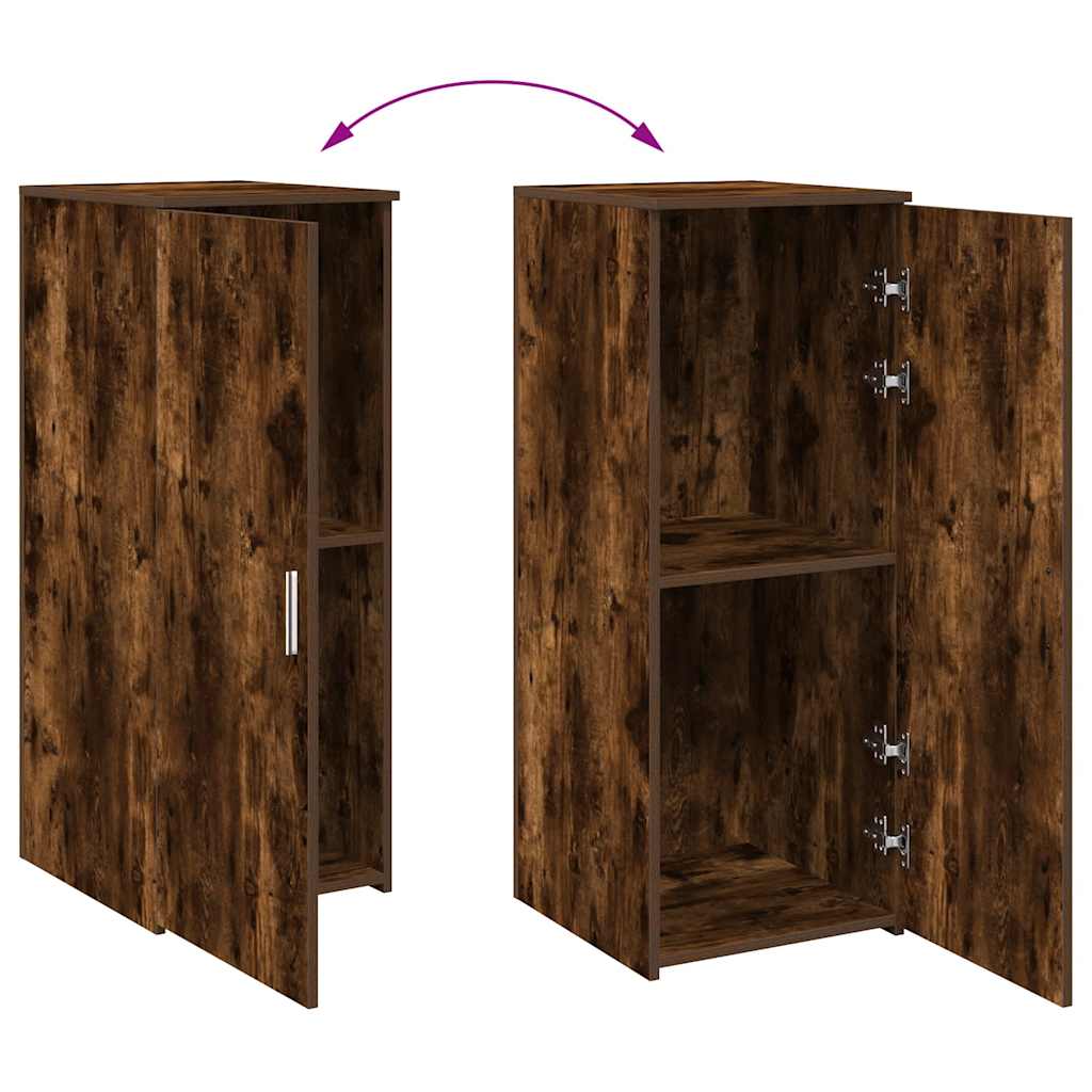 Opbergkast 40x45x103,5 cm bewerkt hout gerookt eikenkleur is nu te koop bij PeponiXL, paradijselijk wonen!