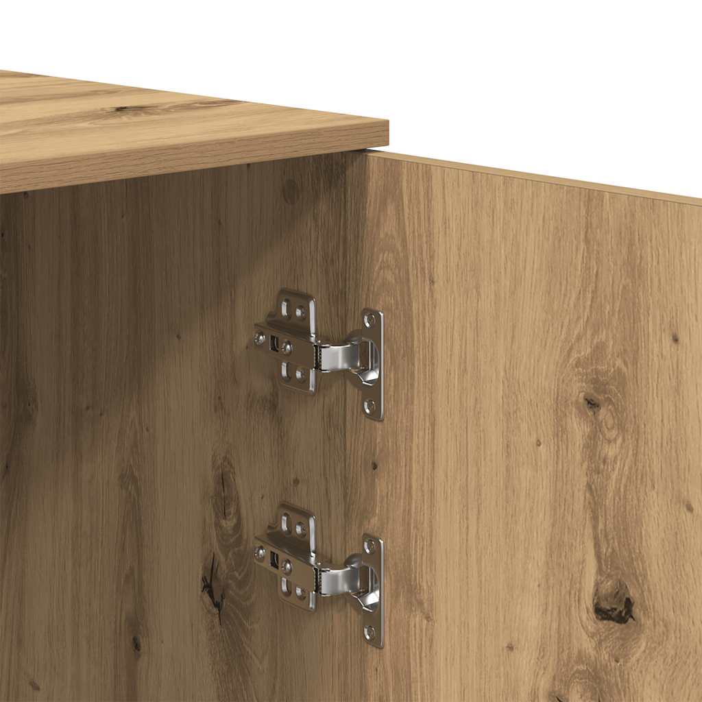 Opbergkast 40x45x103,5 cm bewerkt hout artisanaal eikenkleur is nu te koop bij PeponiXL, paradijselijk wonen!