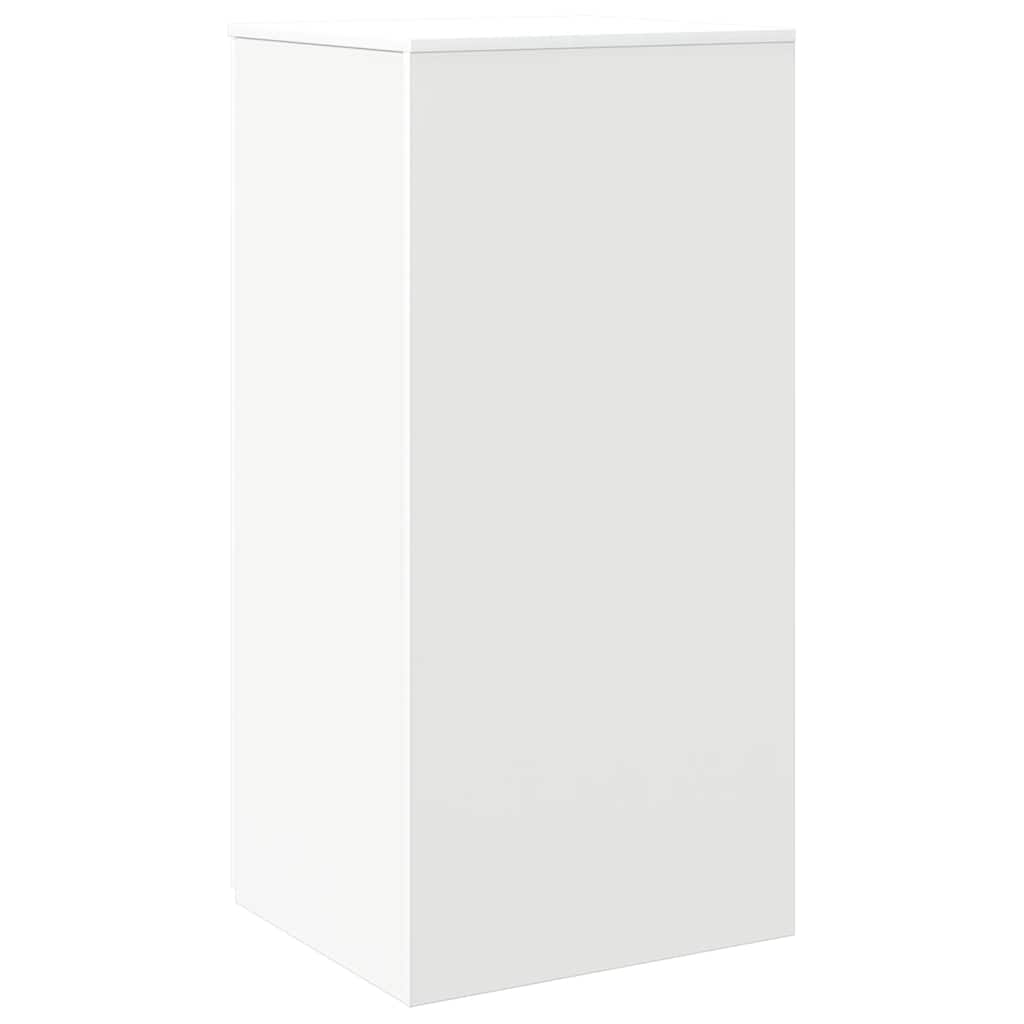 Opbergkast 50x45x103,5 cm bewerkt hout wit is nu te koop bij PeponiXL, paradijselijk wonen!