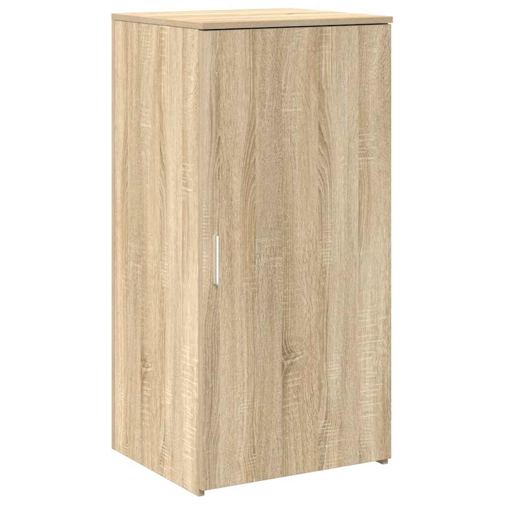 Opbergkast 50x45x103,5 cm bewerkt hout sonoma eikenkleurig is nu te koop bij PeponiXL, paradijselijk wonen!