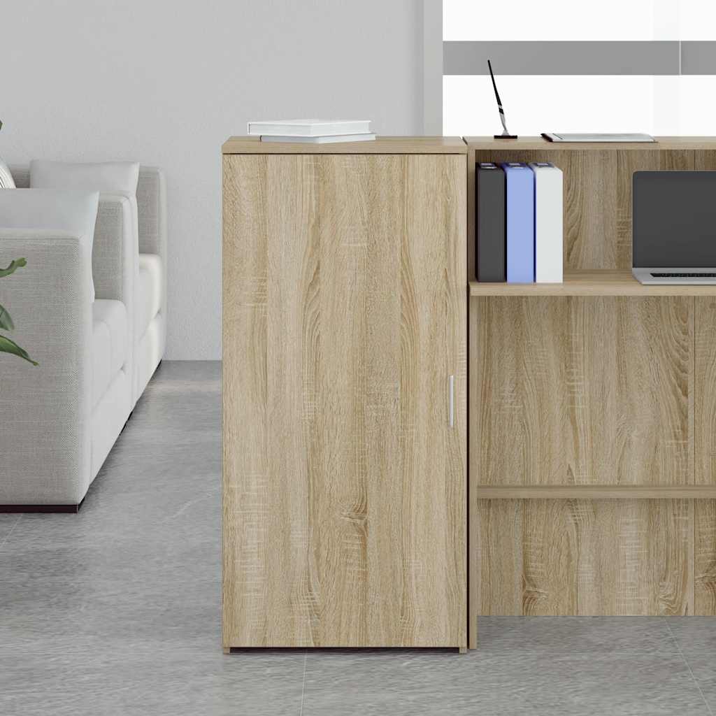 Opbergkast 50x45x103,5 cm bewerkt hout sonoma eikenkleurig is nu te koop bij PeponiXL, paradijselijk wonen!