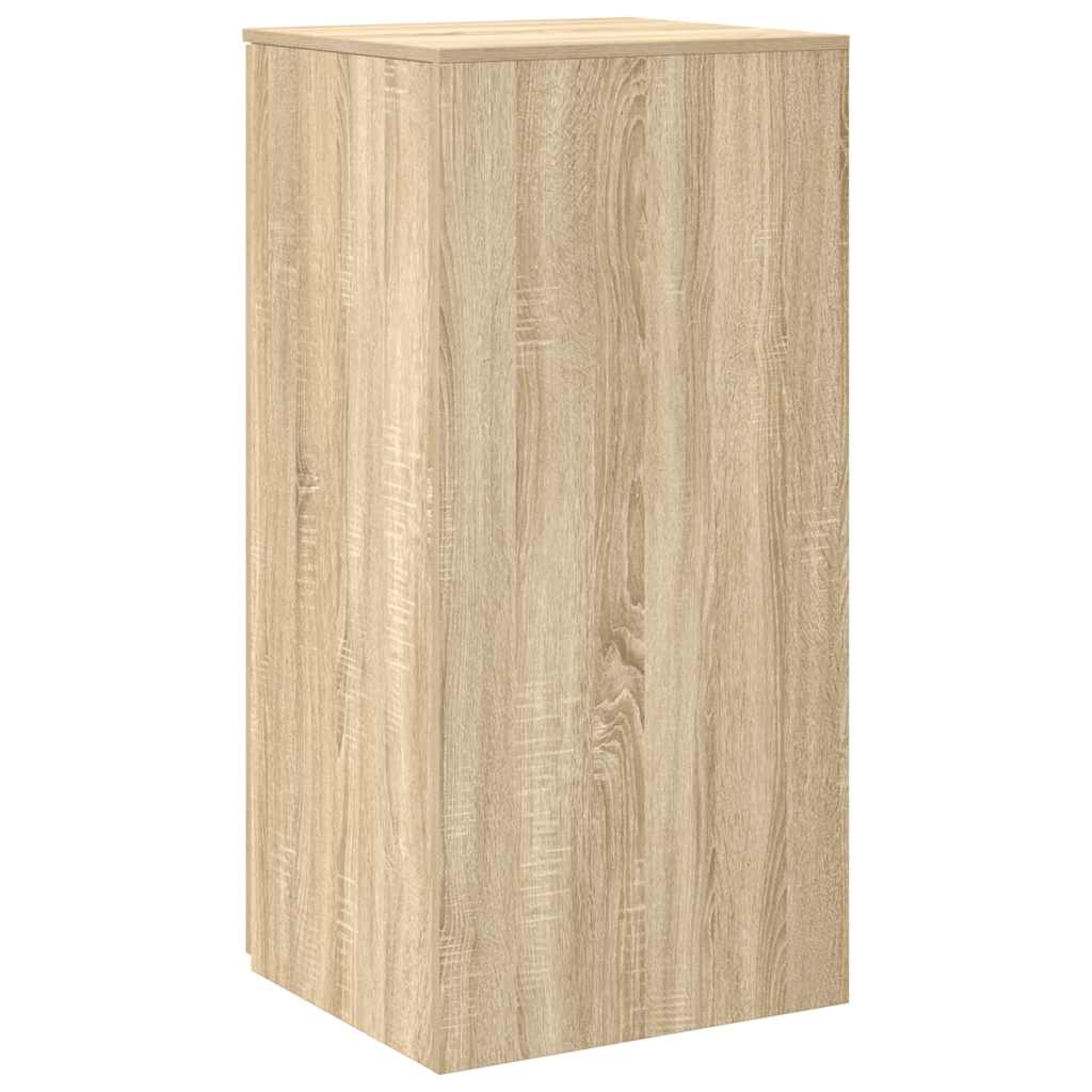 Opbergkast 50x45x103,5 cm bewerkt hout sonoma eikenkleurig is nu te koop bij PeponiXL, paradijselijk wonen!