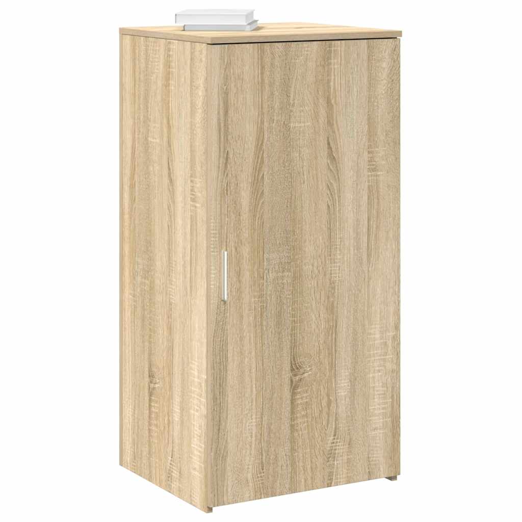Opbergkast 50x45x103,5 cm bewerkt hout sonoma eikenkleurig is nu te koop bij PeponiXL, paradijselijk wonen!