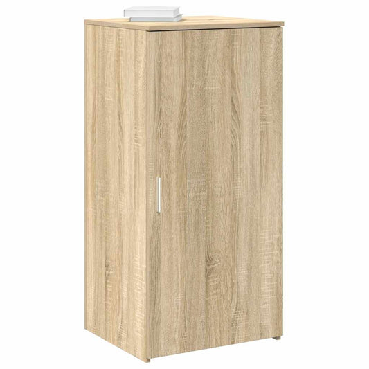 Opbergkast 50x45x103,5 cm bewerkt hout sonoma eikenkleurig is nu te koop bij PeponiXL, paradijselijk wonen!