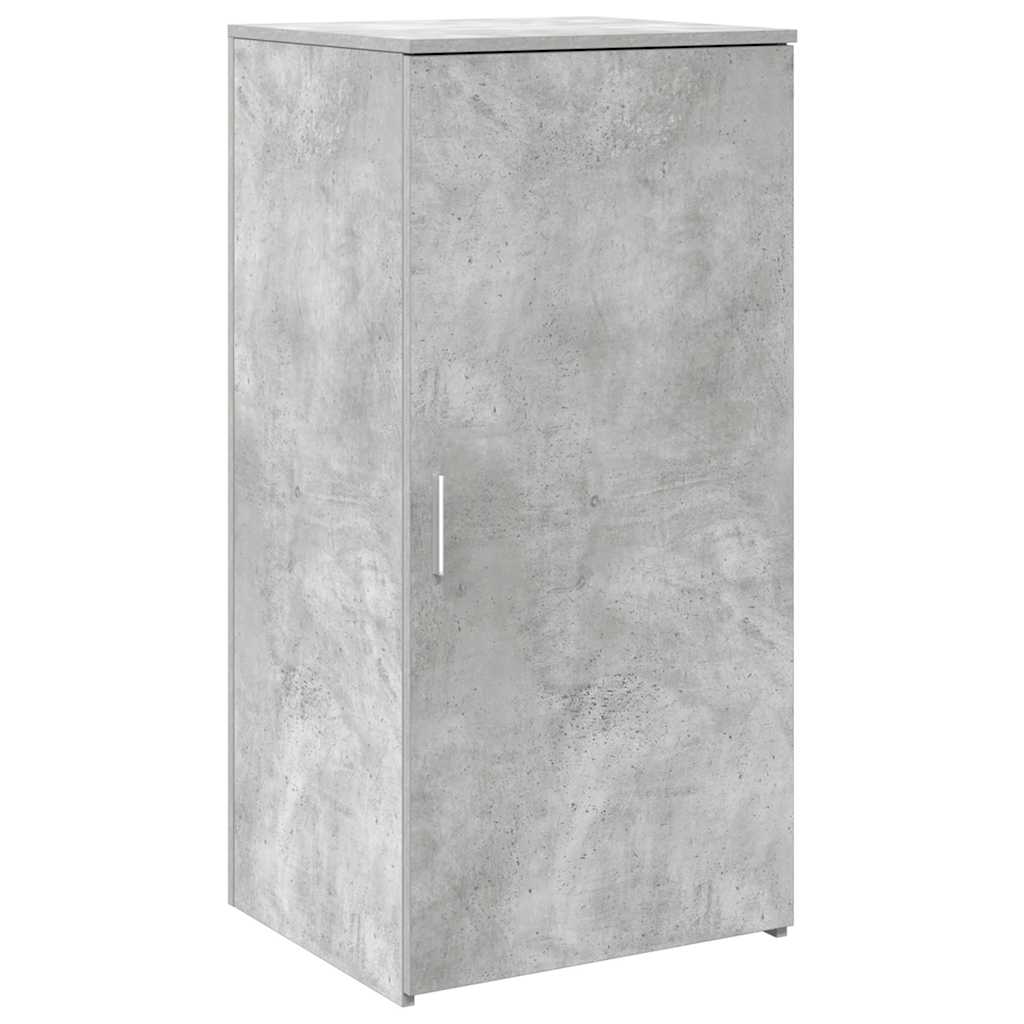 Opbergkast 50x45x103,5 cm bewerkt hout betongrijs is nu te koop bij PeponiXL, paradijselijk wonen!