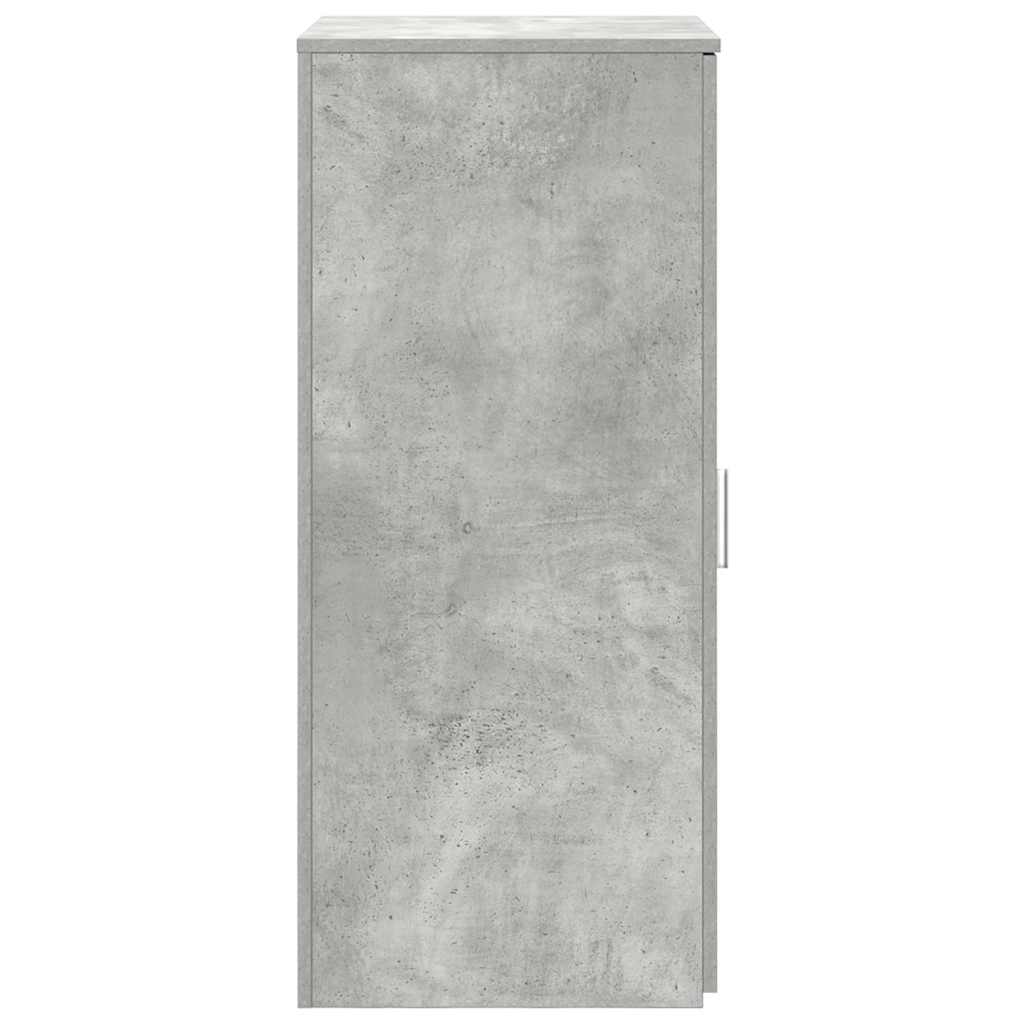 Opbergkast 50x45x103,5 cm bewerkt hout betongrijs is nu te koop bij PeponiXL, paradijselijk wonen!
