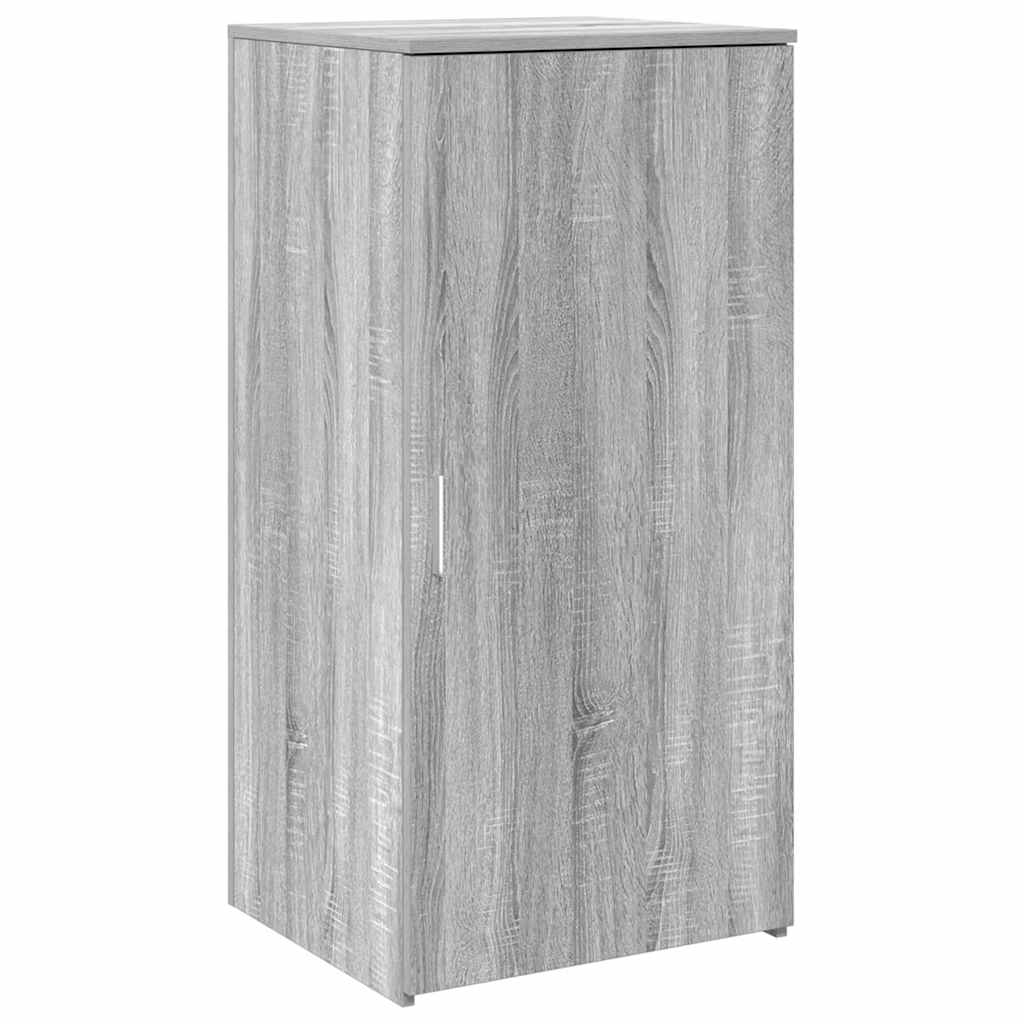 Opbergkast 50x45x103,5 cm bewerkt hout grijs sonoma eikenkleur is nu te koop bij PeponiXL, paradijselijk wonen!