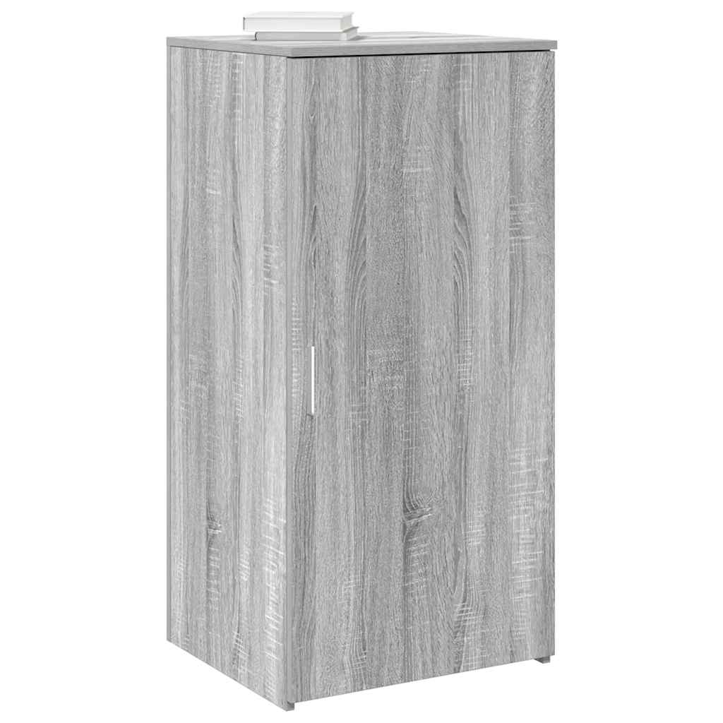 Opbergkast 50x45x103,5 cm bewerkt hout grijs sonoma eikenkleur is nu te koop bij PeponiXL, paradijselijk wonen!