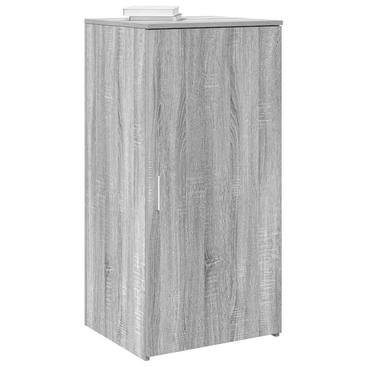 Opbergkast 50x45x103,5 cm bewerkt hout grijs sonoma eikenkleur is nu te koop bij PeponiXL, paradijselijk wonen!