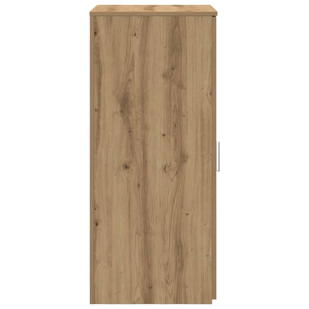 Opbergkast 50x45x103,5 cm bewerkt hout artisanaal eikenkleur is nu te koop bij PeponiXL, paradijselijk wonen!