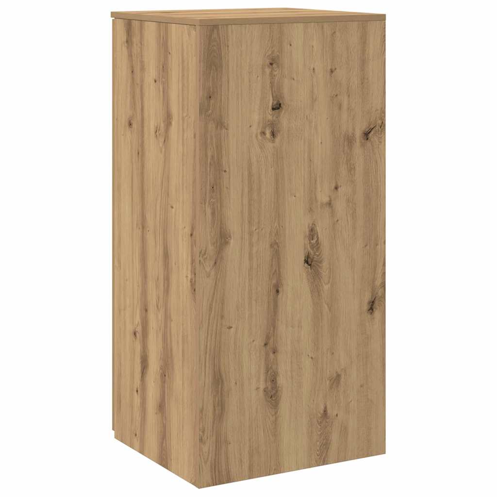 Opbergkast 50x45x103,5 cm bewerkt hout artisanaal eikenkleur is nu te koop bij PeponiXL, paradijselijk wonen!