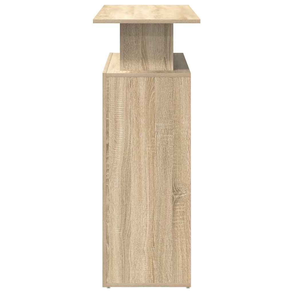 Receptiebalie Sonoma Eiken 100x40x104 cm Bewerkt Hout is nu te koop bij PeponiXL, paradijselijk wonen!