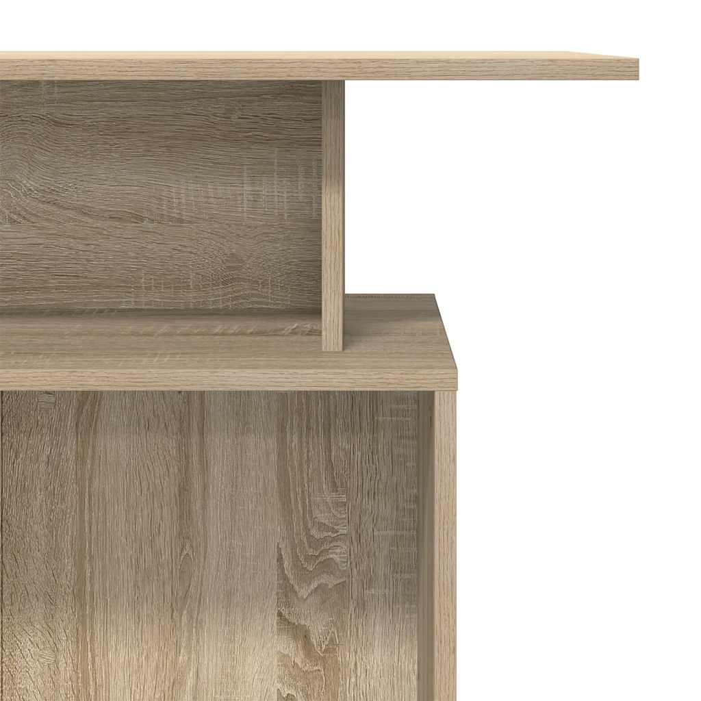 Receptiebalie Sonoma Eiken 100x40x104 cm Bewerkt Hout is nu te koop bij PeponiXL, paradijselijk wonen!