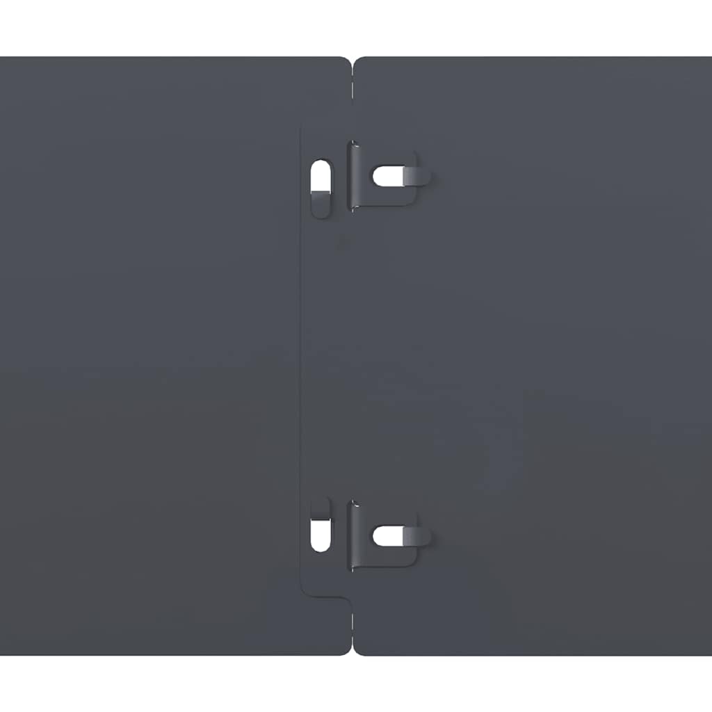 Gazonranden 10 st 15x103 cm koudgewalst staal antraciet is nu te koop bij PeponiXL, paradijselijk wonen!