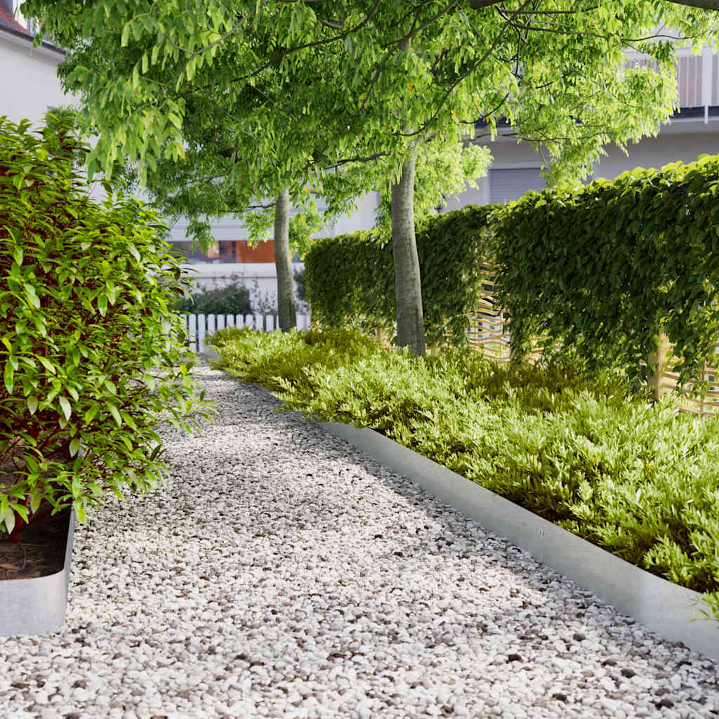 Gazonranden 50 st 15x103 cm gegalvaniseerd staal is nu te koop bij PeponiXL, paradijselijk wonen!