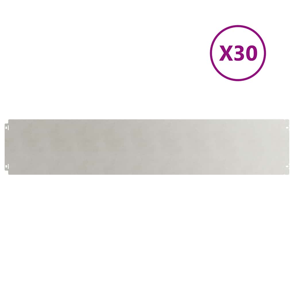 Gazonranden 30 st 20x103 cm koudgewalst staal olijfgroen is nu te koop bij PeponiXL, paradijselijk wonen!