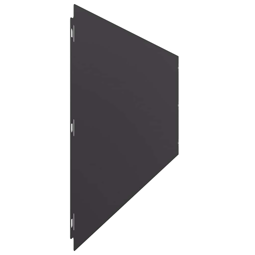 Gazonranden 10 st 25x103 cm koudgewalst staal zwart is nu te koop bij PeponiXL, paradijselijk wonen!