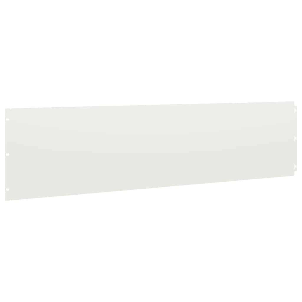 Gazonranden 20 st 25x103 cm koudgewalst staal wit is nu te koop bij PeponiXL, paradijselijk wonen!