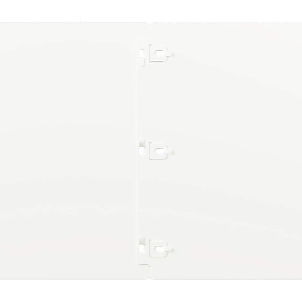 Gazonranden 20 st 25x103 cm koudgewalst staal wit is nu te koop bij PeponiXL, paradijselijk wonen!