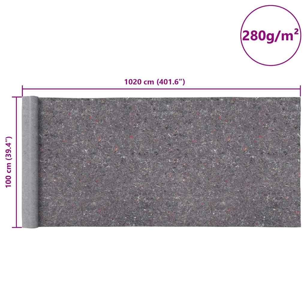 Antislip schildersvlies 2 st 10 m 280 g/m² grijs is nu te koop bij PeponiXL, paradijselijk wonen!