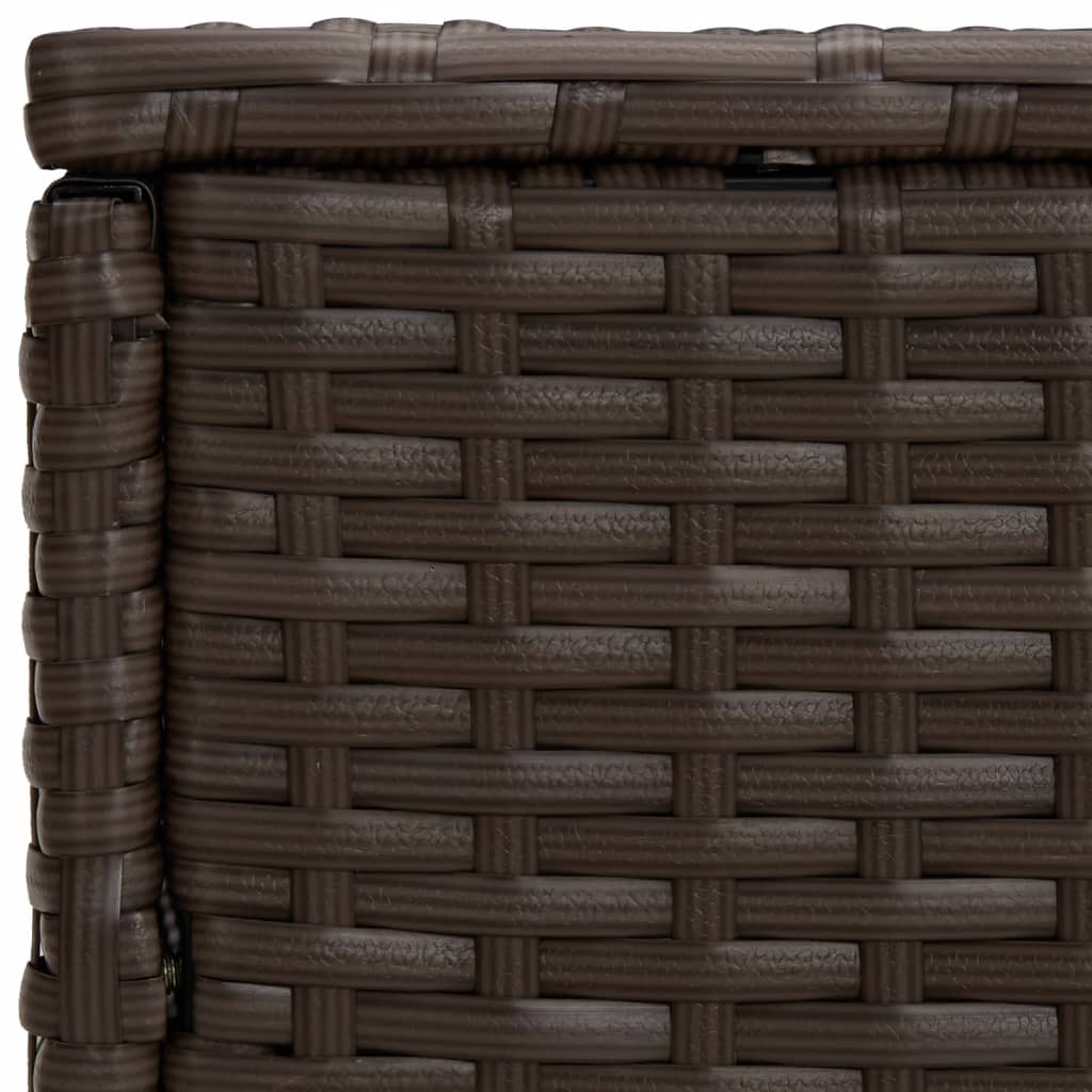 Tuinbijzettafels 3 st poly rattan bruin is nu te koop bij PeponiXL, paradijselijk wonen!