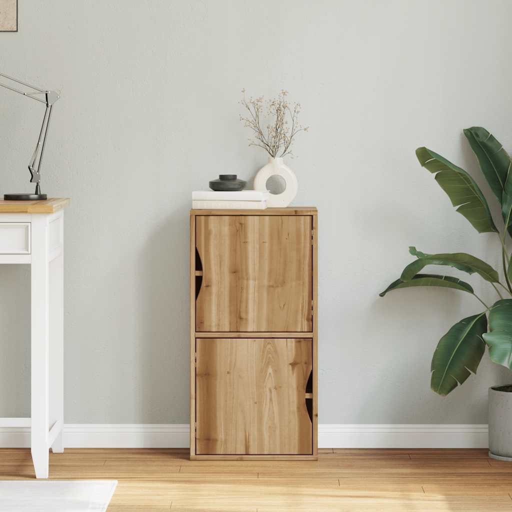 Bijzetkast ODDA 40x24x79 cm massief grenenhout is nu te koop bij PeponiXL, paradijselijk wonen!