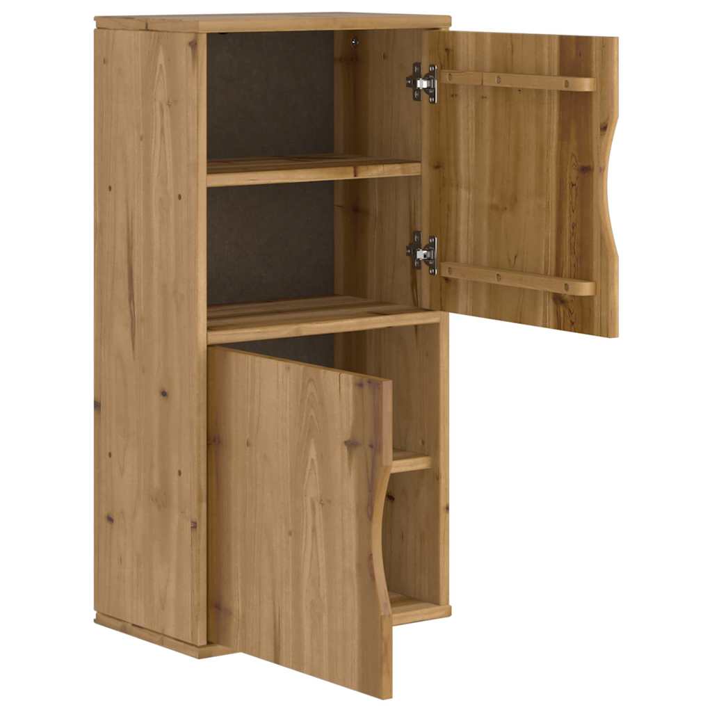 Bijzetkast ODDA 40x24x79 cm massief grenenhout is nu te koop bij PeponiXL, paradijselijk wonen!