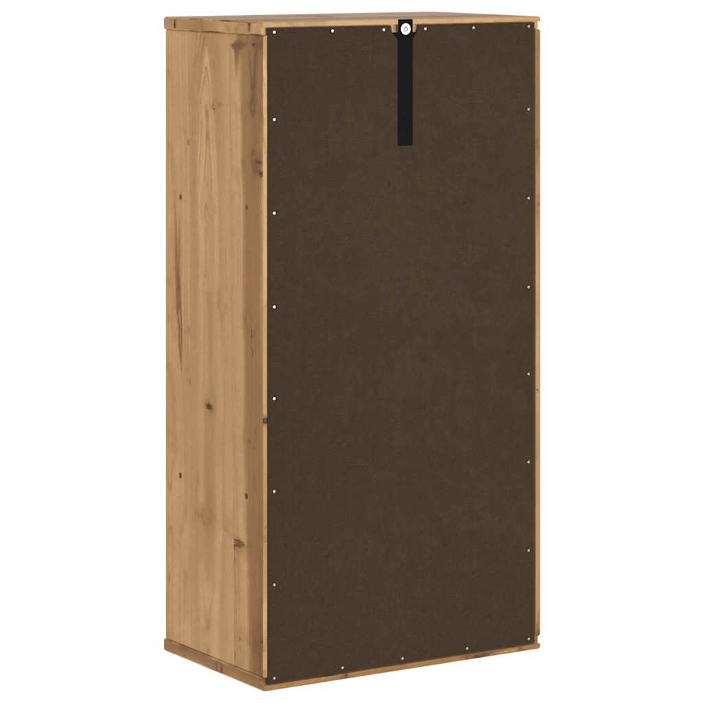Bijzetkast ODDA 40x24x79 cm massief grenenhout is nu te koop bij PeponiXL, paradijselijk wonen!