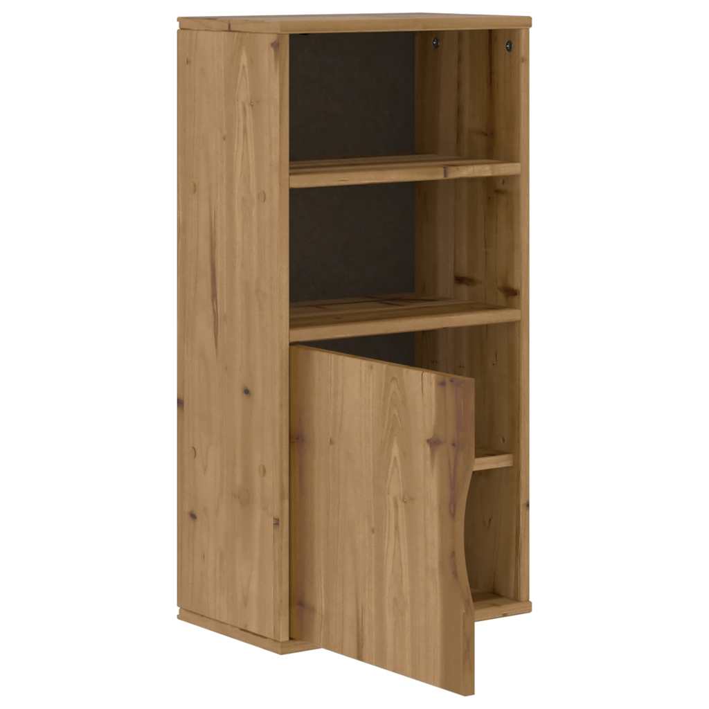 Bijzetkast ODDA 40x24x79 cm massief grenenhout is nu te koop bij PeponiXL, paradijselijk wonen!