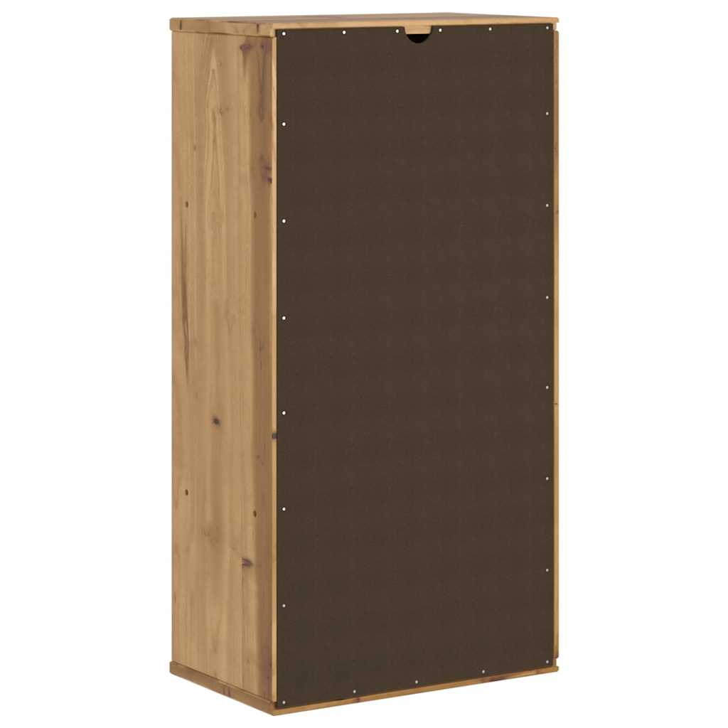 Bijzetkast ODDA 40x24x79 cm massief grenenhout is nu te koop bij PeponiXL, paradijselijk wonen!