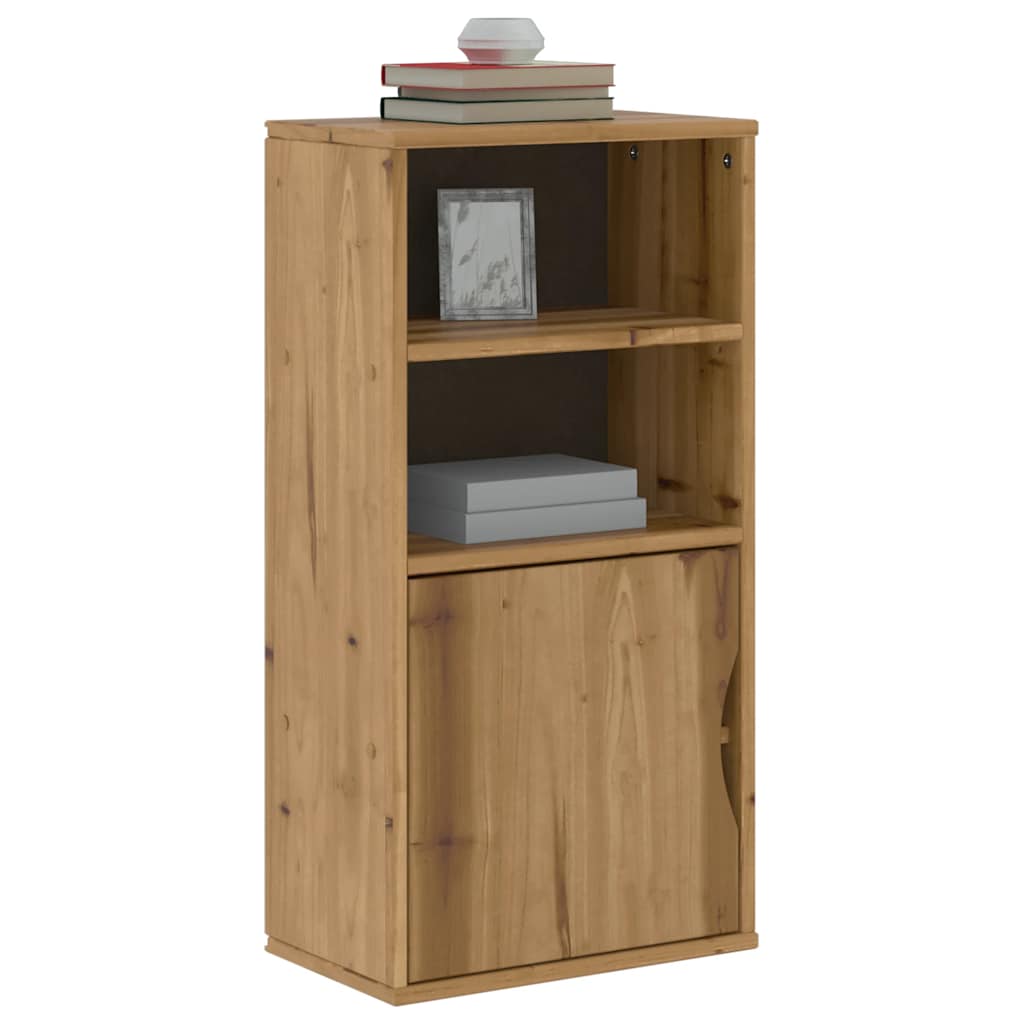 Bijzetkast ODDA 40x24x79 cm massief grenenhout is nu te koop bij PeponiXL, paradijselijk wonen!