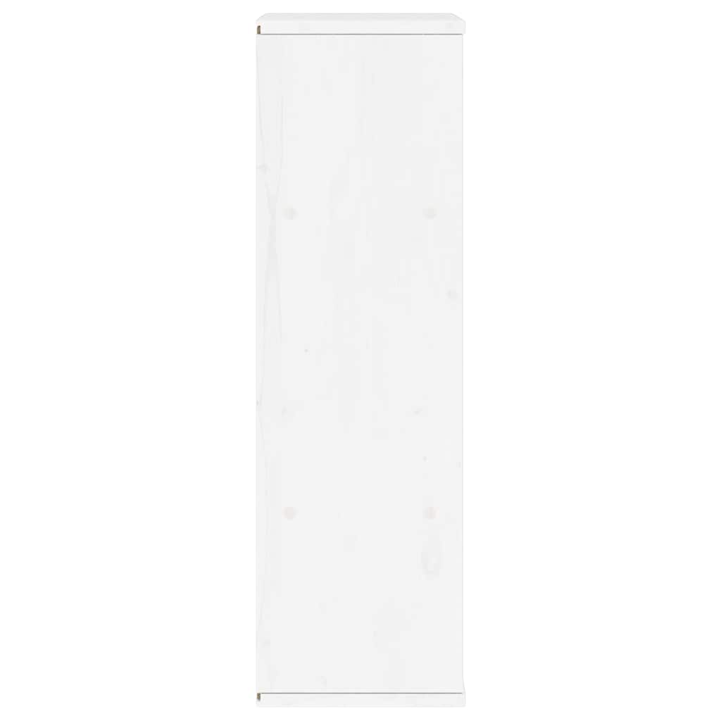 Bijzetkast ODDA 40x24x79 cm massief grenenhout wit is nu te koop bij PeponiXL, paradijselijk wonen!