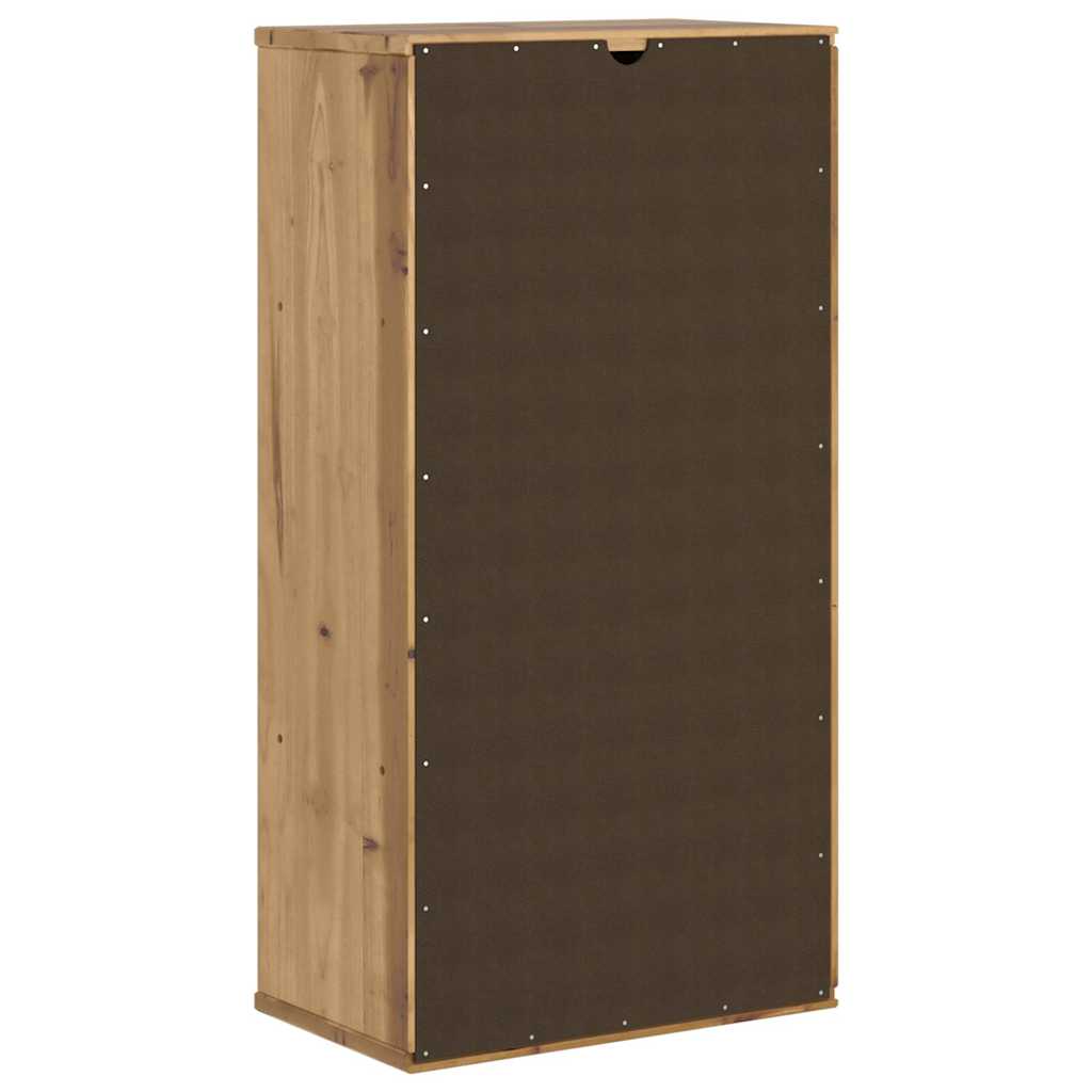 Bijzetkast ODDA 40x24x79 cm massief grenenhout is nu te koop bij PeponiXL, paradijselijk wonen!