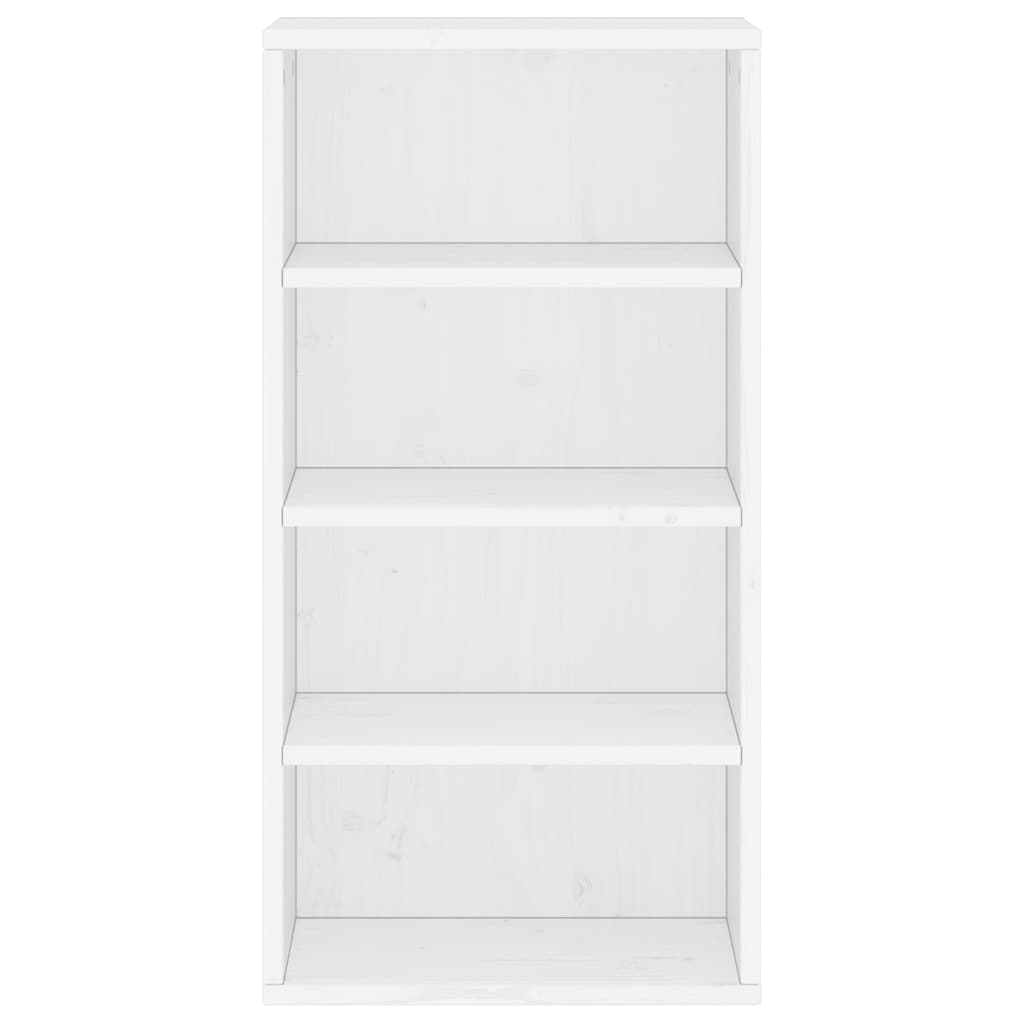 Bijzetkast ODDA 40x24x79 cm massief grenenhout wit is nu te koop bij PeponiXL, paradijselijk wonen!