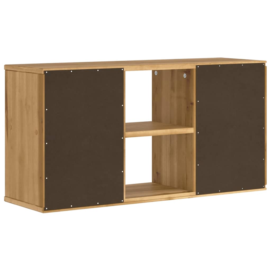 Tv-meubel ODDA 79x24x40 cm massief grenenhout is nu te koop bij PeponiXL, paradijselijk wonen!